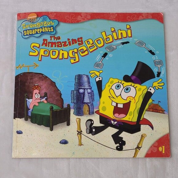 SpongeBob SquarePants Amazing SpongeBobini Steven Banks 2003 Simon PB 1st Ed - Picture 2 of 8